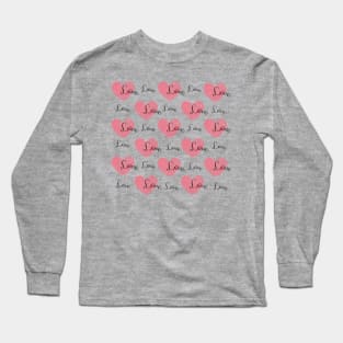 Lots of Love and Hearts Long Sleeve T-Shirt